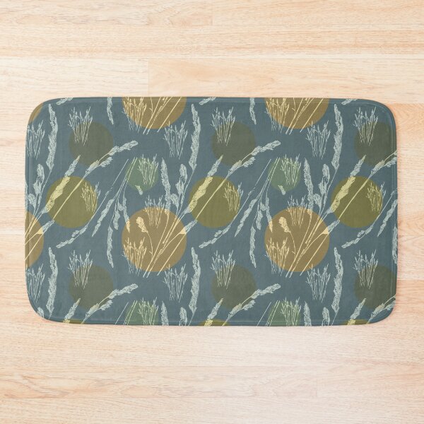 Item preview, Grasses and circles in grey-blue designed and sold by Breurs.