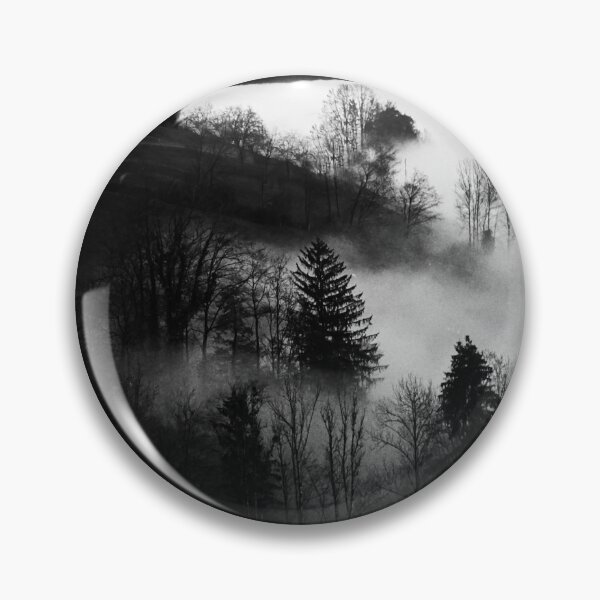 Item preview, Abstract Black and White Moody Forest designed and sold by BioDigital-Jazz.
