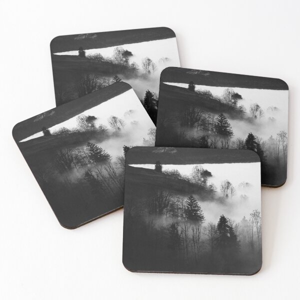 Item preview, Abstract Black and White Moody Forest designed and sold by BioDigital-Jazz.