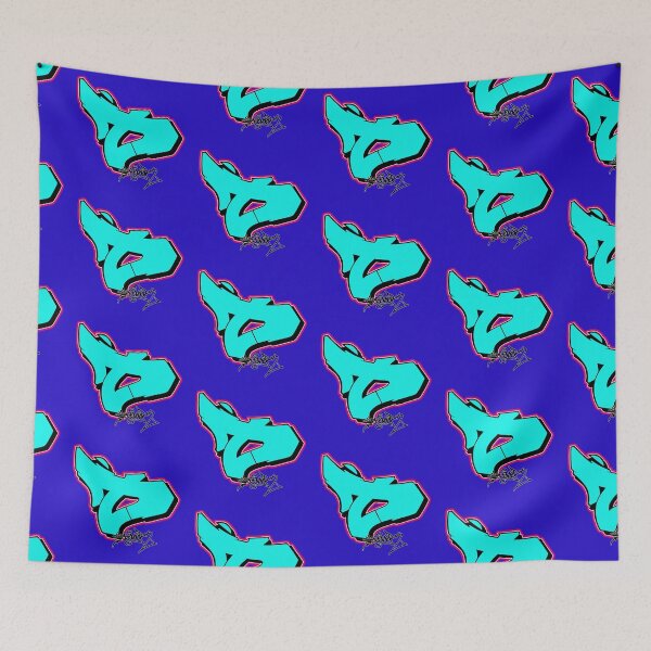 Item preview, BLUE D BY ESONE URBAN GRAFFITI STREET STYLE  designed and sold by GraffitiBomberZ.