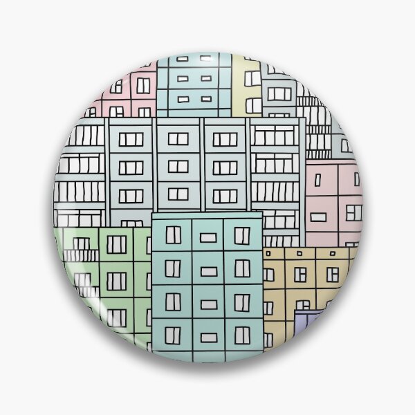 Item preview, CITY PATTERN BLUE designed and sold by Valeria Agibalova.