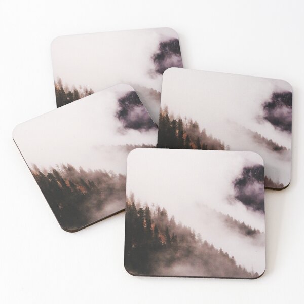 Item preview, Abstract Foggy Autumn Mountains designed and sold by BioDigital-Jazz.