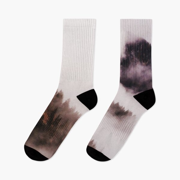 Item preview, Abstract Foggy Autumn Mountains designed and sold by BioDigital-Jazz.