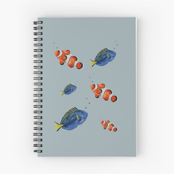 Item preview, Clownfish & BlueTang fish designed and sold by ColorSplendor.