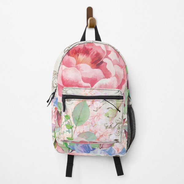Item preview, Paris Flower Market I roses, flowers, floral dragonflies designed and sold by Glimmersmith.