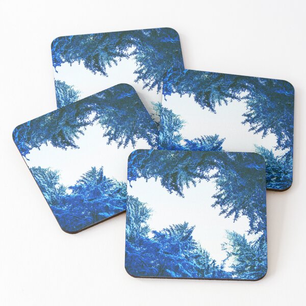 Item preview, Magical Blue Winter Forest designed and sold by BioDigital-Jazz.