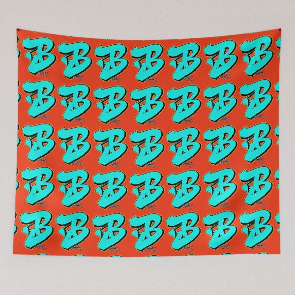 Item preview, BLUE LETTER B BY ESONE URBAN GRAFFITI STREET STYLE  designed and sold by GraffitiBomberZ.