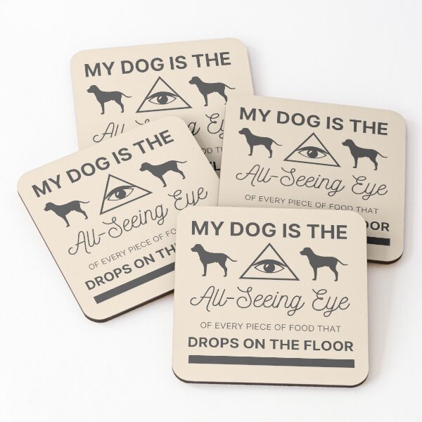 Item preview, All-Seeing Eye | Funny Illuminati Dog | Cream designed and sold by NoirOwned.