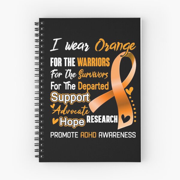 Item preview, I Wear Orange For The Warriors Promote ADHD Awareness designed and sold by hvoid41.