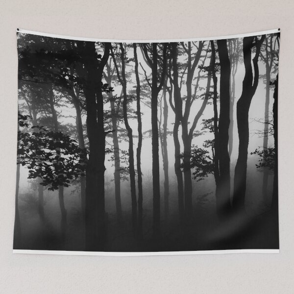 Item preview, Black and White Abstract Trees designed and sold by BioDigital-Jazz.
