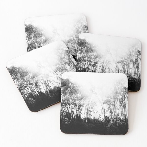 Item preview, Abstract Black and White Misty Forest designed and sold by BioDigital-Jazz.