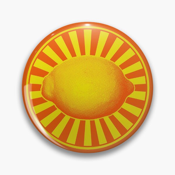 Item preview, Zesty Citrus Lemon Emblem designed and sold by ElectricPopSpot.