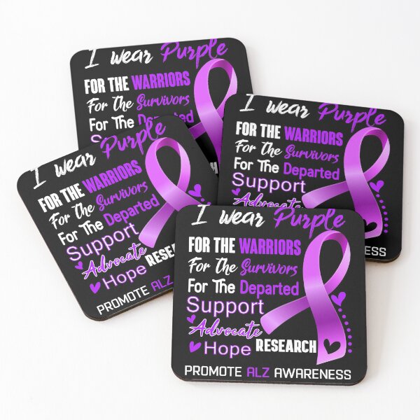Item preview, I Wear Purple For The Warriors Promote ALZ Awareness designed and sold by hvoid41.