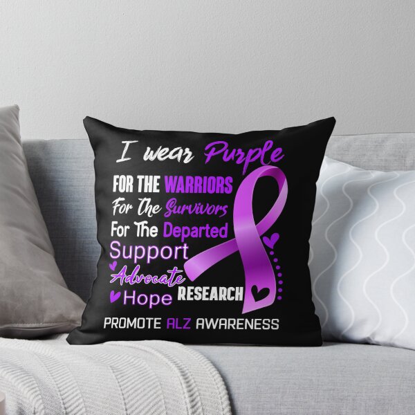 Item preview, I Wear Purple For The Warriors Promote ALZ Awareness designed and sold by hvoid41.