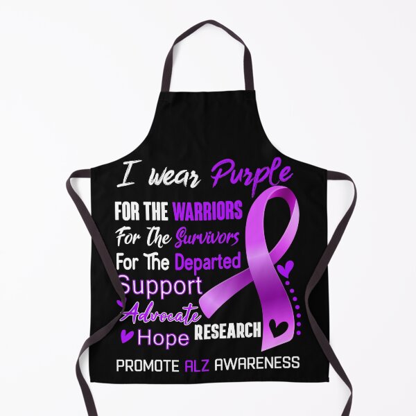 Item preview, I Wear Purple For The Warriors Promote ALZ Awareness designed and sold by hvoid41.