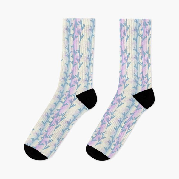 Item preview, Seashell seaweed pattern small in blue and pink designed and sold by Breurs.