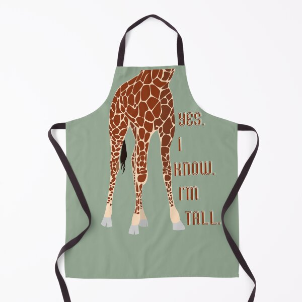 Item preview, Yes. I know I am tall. Giraffe designed and sold by All Things Wild.