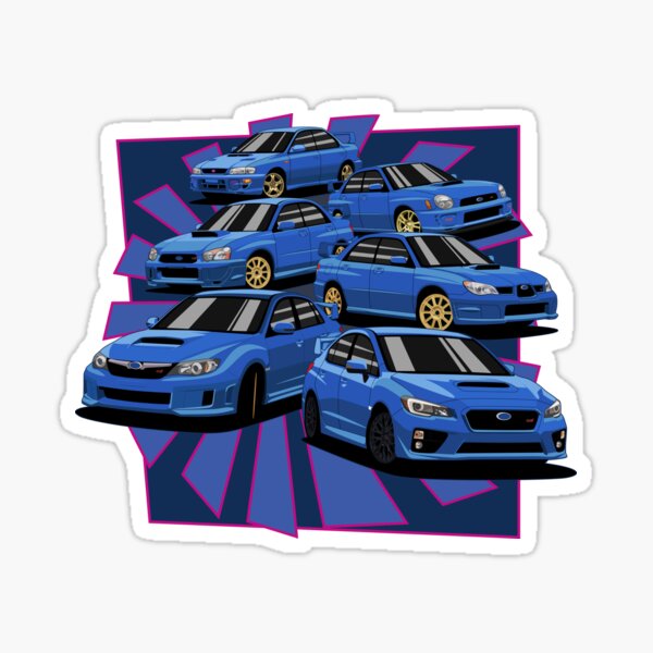 Impreza Generations Sticker