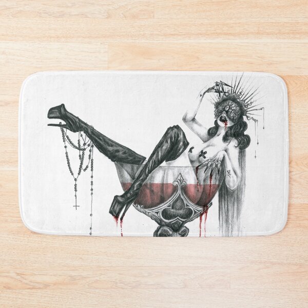 Item preview, Bloody Dita, Lady in a Martini Glass, Bloody Drink, BDSM girl in gothic cup, Gothic Aesthetic, Goth Girl, Dart Art, Vintage Witch, Sexy Vamp designed and sold by SSINAMOON.