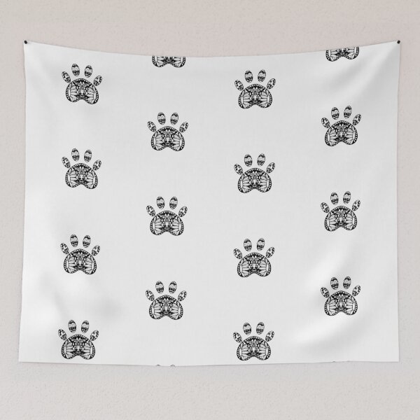 Item preview, Cat text, Zentangle Paw designed and sold by kMariaART.