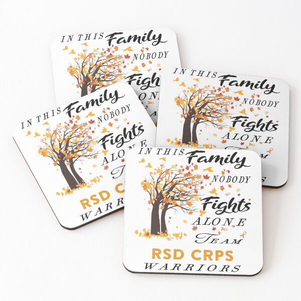 Item preview, In This Family No One Fight Alone RSD CRPS Awareness ribbon tree designed and sold by radianen.