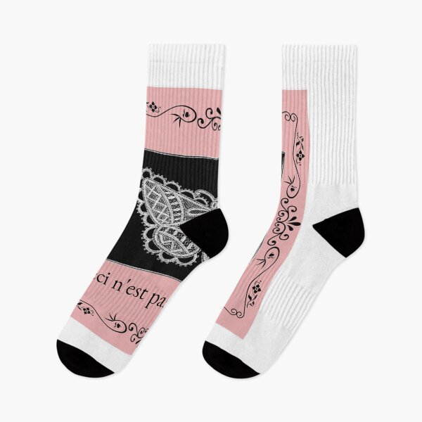 Item preview, Ceci n'est pas un papillon gothic pink design designed and sold by Phiiilo.