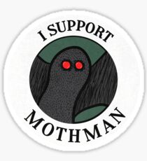 I Support Mothman Sticker