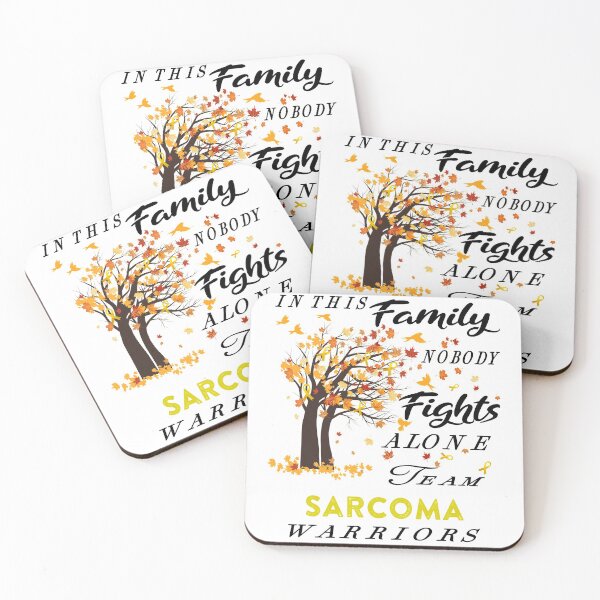 Item preview, In This Family No One Fight Alone Sarcoma Awareness ribbon tree designed and sold by radianen.