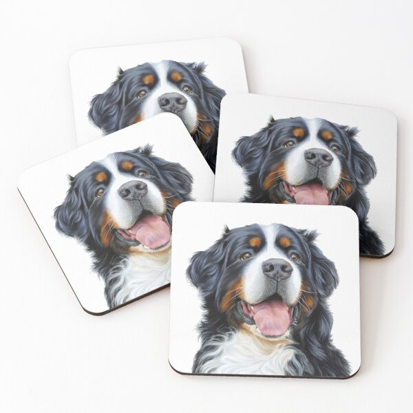 Item preview, Happy Bernese Mountain Dog - Joyful Porthos designed and sold by Salty Dog Studio.