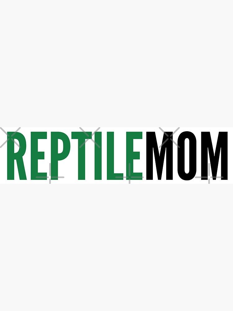 Thumbnail 3 of 3, Sticker, Reptile Mom designed and sold by T-N-Tdesigns.