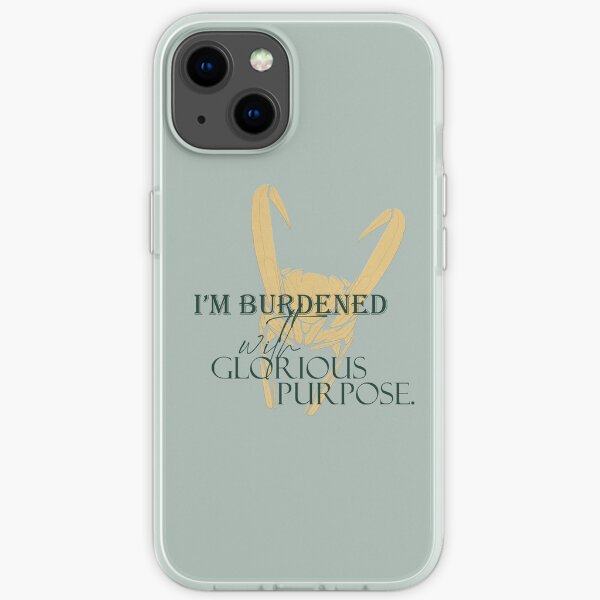 ich bin mit glorreichen Zielen belastet iPhone Flexible Hülle
