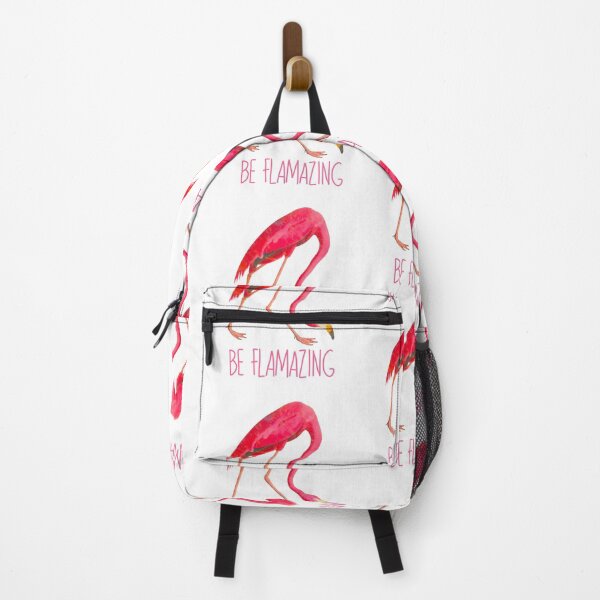 Item preview, Be Flamazing Pink Flamingo White designed and sold by birdo-art.