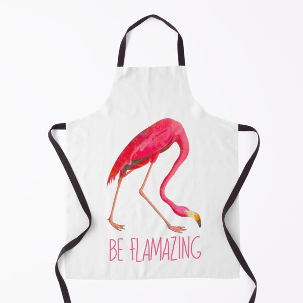 Item preview, Be Flamazing Pink Flamingo White designed and sold by birdo-art.
