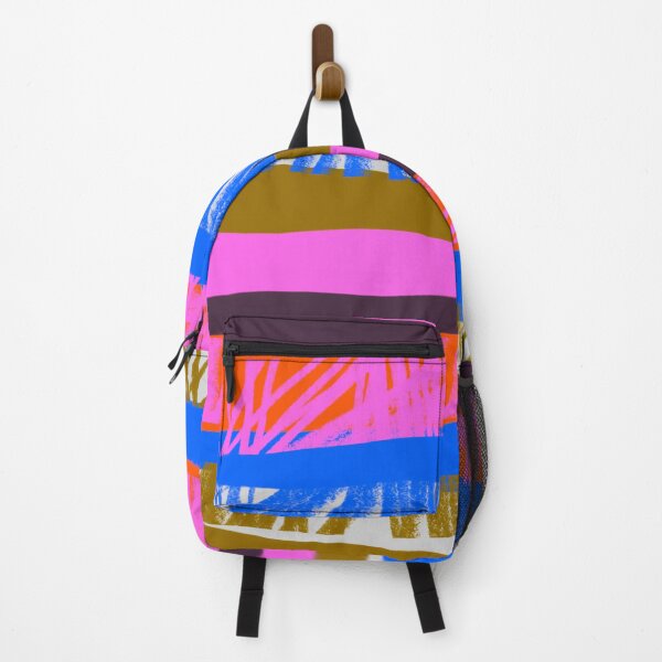 Item preview, Rainbow Days // Happy Colourful Stripe Print designed and sold by fossdesign.