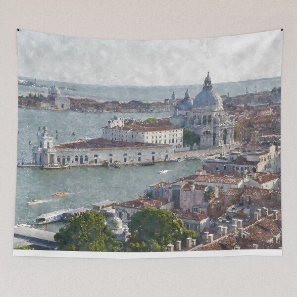 Item preview, Venice Rooftops looking East over Punta della Dogana designed and sold by RW-Photography.
