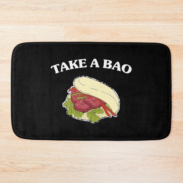 Item preview, Funny Asian Food Pun Steamed Buns Take A Bao graphic designed and sold by jakehughes2015.