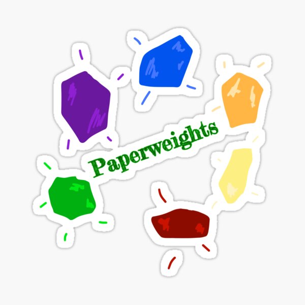 "Loki Series Infinity Stones Paperweights" Sticker for Sale by