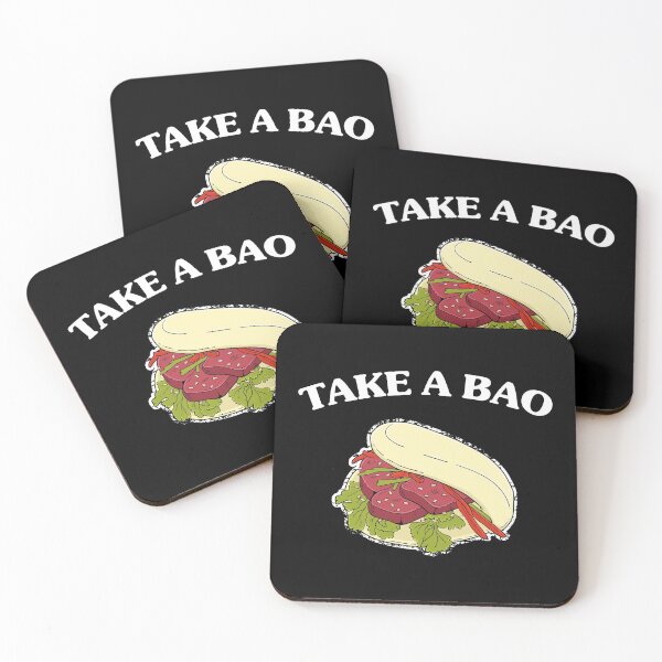 Item preview, Funny Asian Food Pun Steamed Buns Take A Bao graphic designed and sold by jakehughes2015.