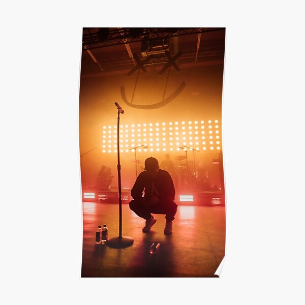 Louis Tomlinson walls concert orange Poster