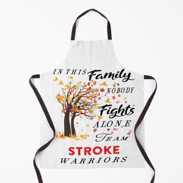 Item preview, In This Family No One Fight Alone Stroke Awareness ribbon tree designed and sold by radianen.