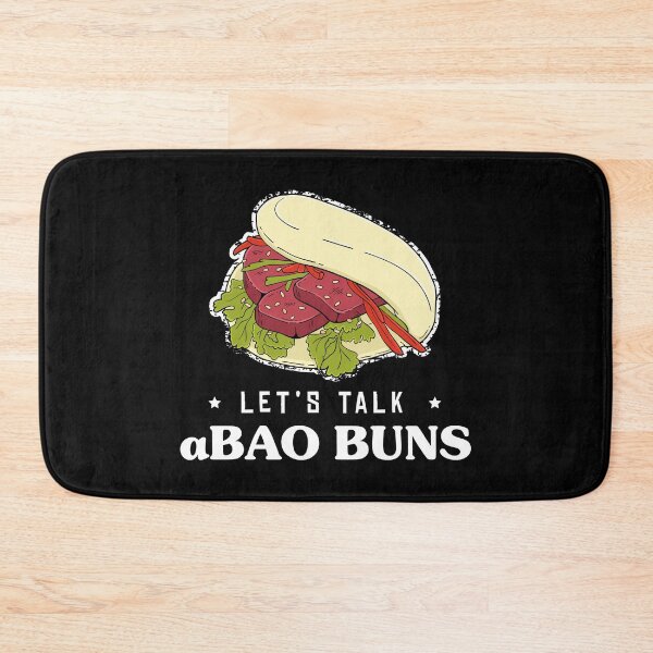 Item preview, Let's Talk Foodie Pun Asian Food Bao Buns product designed and sold by jakehughes2015.