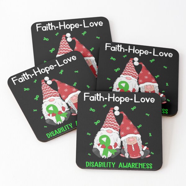 Item preview, Faith Hope Love Disability Awareness designed and sold by Sabfit.