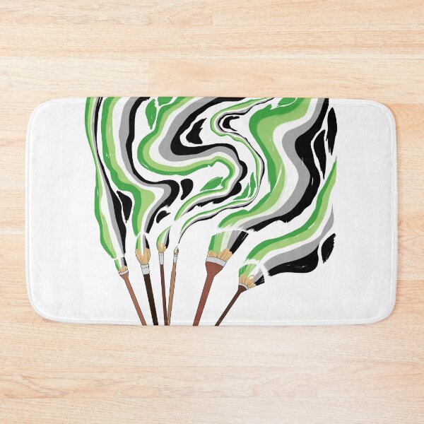 Item preview, Aromantic Pride Brushes designed and sold by MetallicWings15.