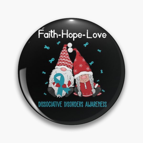 Item preview, Faith Hope Love Dissociative Disorders Awareness designed and sold by Sabfit.