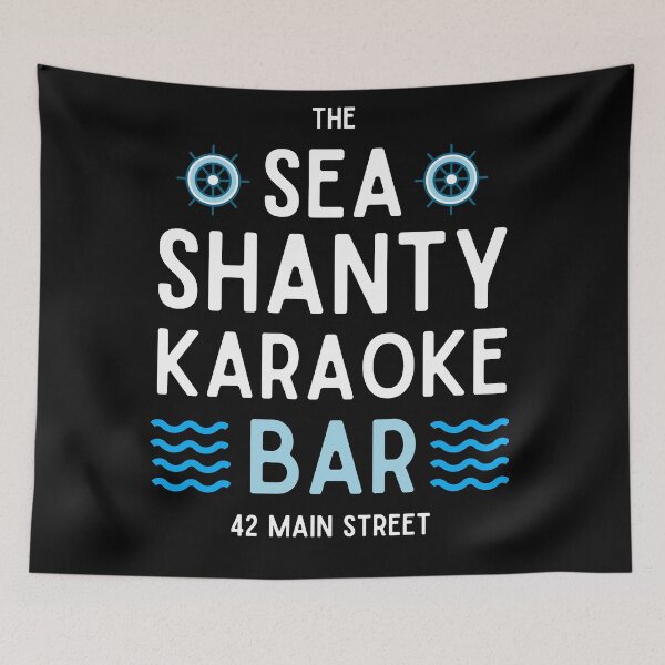 Item preview, The Sea Shanty Karaoke Bar designed and sold by 133DandC.