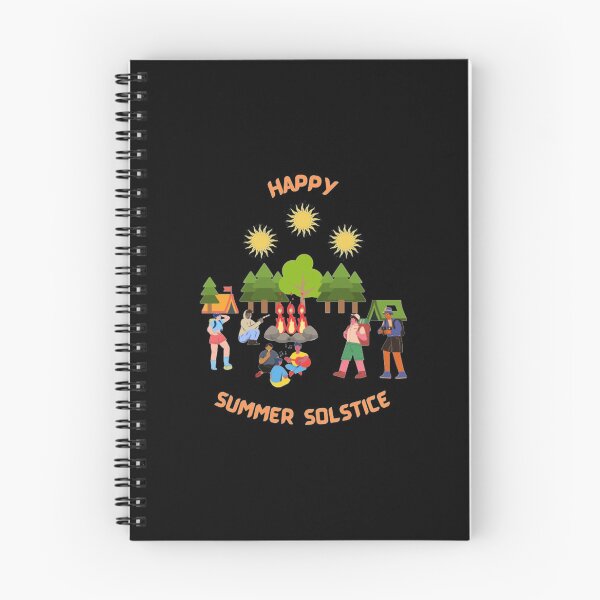 Item preview, Happy Summer Solstice Bon Fire Camping Party Vector Art designed and sold by H3designs.