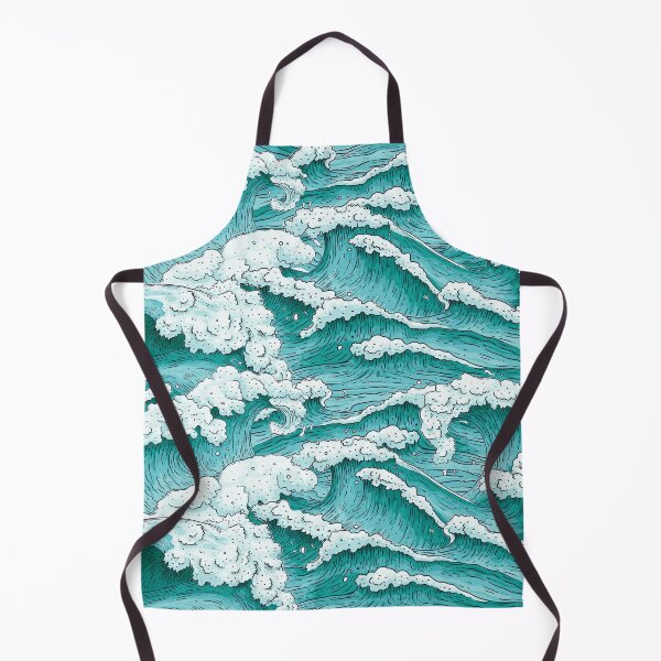 Item preview, Japanese Waves, Asian Style Wave Art designed and sold by Polishthestone.