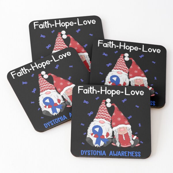Item preview, Faith Hope Love Dystonia Awareness designed and sold by Sabfit.