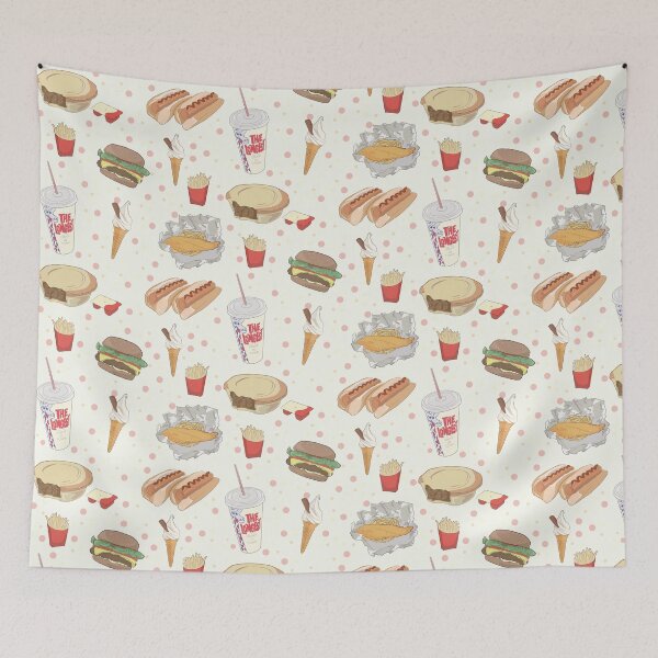 Item preview, Hand Drawn Fast Food Illustrations designed and sold by 4amStudio.