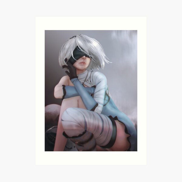 Kainé 2B NieR Art Print